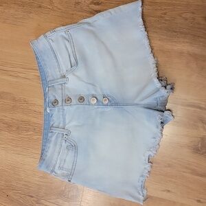 Rewash Super High-rise Button Fly Shorts